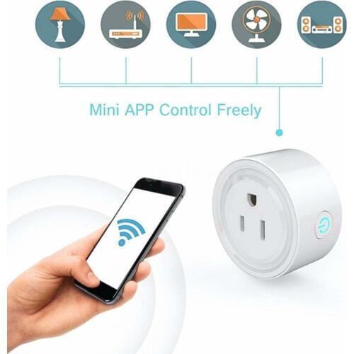 Smart Home Socket 10A Graffiti Program Safety Smart Power Plug Measuring Socket WIFI 100-240V IFTTT Tmall Elf Timing Function