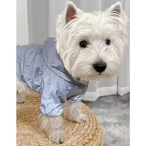 Windproof Pet Dog Jacket Reflective French Bulldog Coat Fashion Schnauzer Pug Costume Dropshipping PDC0102