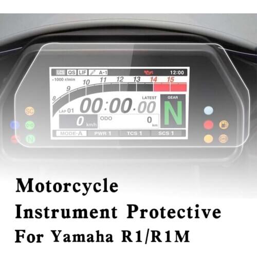 Motorcycle Speedometer Scratch Cluster Screen Protection Film Protector For Yamaha R1/R1M/R1S 2015-2018 MT-10SP/FZ-10SP 2017