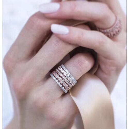 Кольца с кристаллами ZHENKEROU China At AliExpress