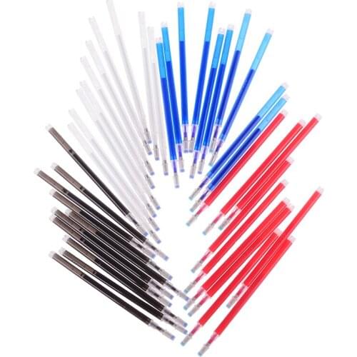 10pcs Coarse Rod High Temperature Disappearance Refill Leather Garment Dash Cutting Marker Pen School Office Stationery