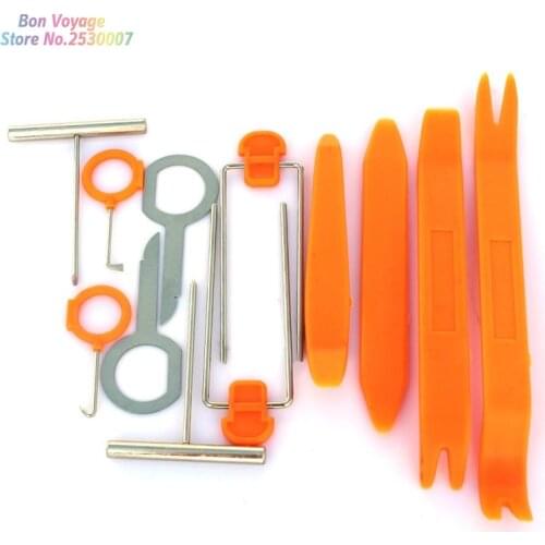 12pcs Car Door Clip Panel Radio Removal Tool For LADA Priora Sedan sport Kalina Granta Vesta X-Ray XRay