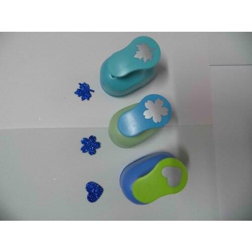 3pcs(2.5cm) sakura,heart,maple shape craft punch set Punch Craft Scrapbooking school Paper Puncher eva hole punch free shipping