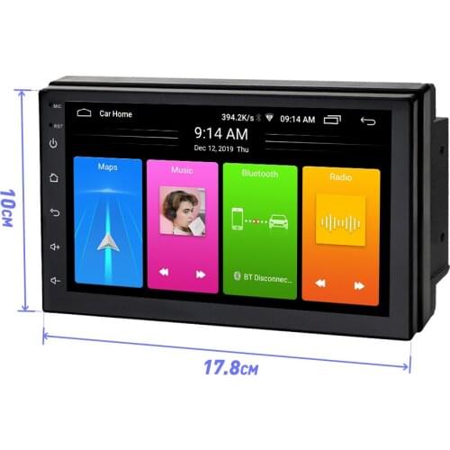 7 inch 2 din Android 8.1 GPS Navigation 1+16G Bluetooth mirror link FM USB 7 inch Split Screen car radio