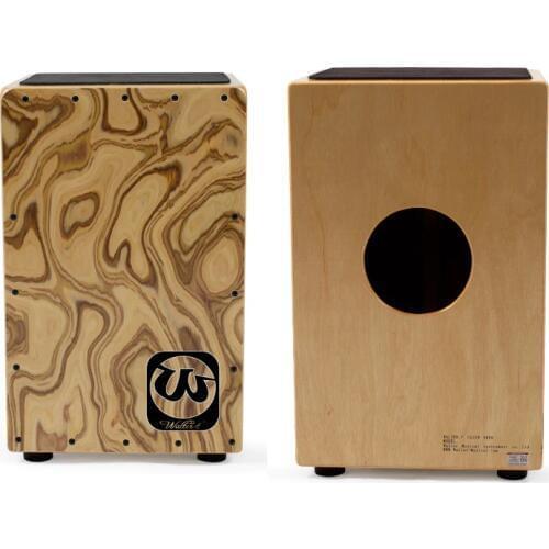 Adult zebra willow top cajon birch wood box drum percussion hand drum natural wood CAJON drum adult children musical instruments