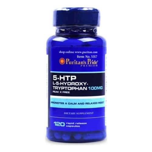 Free Shipping 5 Htp L 5 Hydroxy Tryptophan 100 Mg 120 Pcs