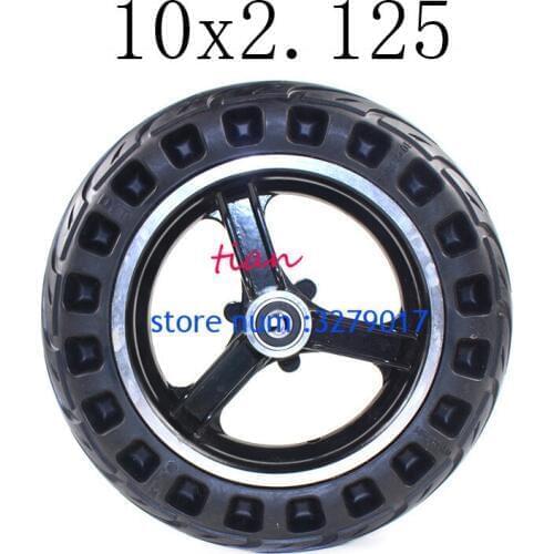 Free Shipping Good Quality 10x2.125 10" Solid Honeycomb Wheel for Smart Electric Balancing Scooter Fold