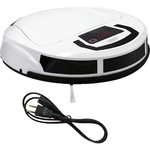 Cordless Intelligent Robotic Vacuum Cleaner Dust Catcher Floor Carpet Dust Mites Hair Catcher Sweeping Machine US Plug