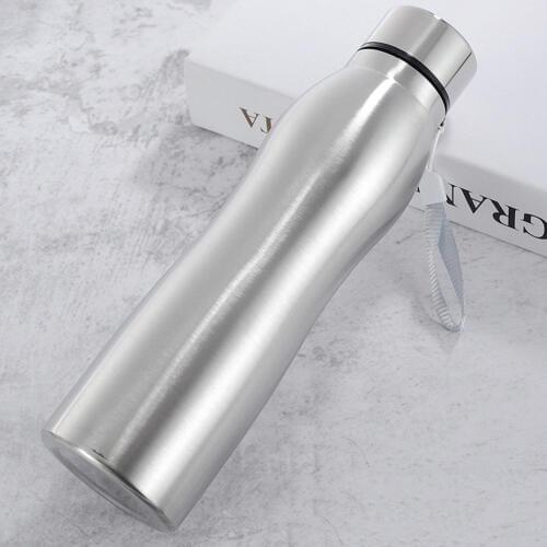 750ml Outdoor Climbing Tour Camping Children Men Milk Water Bottles Portable Single Wall Stainless Steel Water Bottle Drinkware
