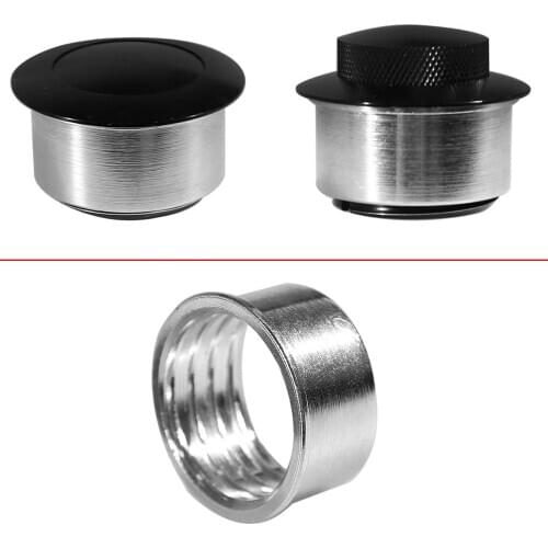 Motorcycle Black Fuel Tank Cap Modified Screws Motor Conversion Nut Stainless Gas Cap Nut For Harley Touring Sportster 1996-2020