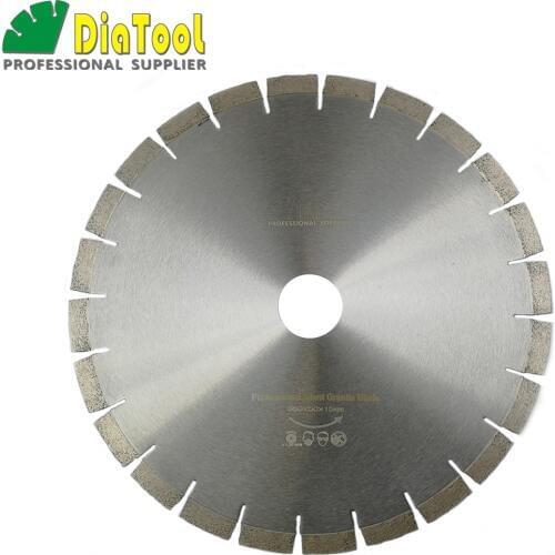 DIATOOL Dia14Inch 370MM Professional quality Diamond Silent Saw Blade Sandwich Steel core Granite cutting Disc Wheel 15x50MM
