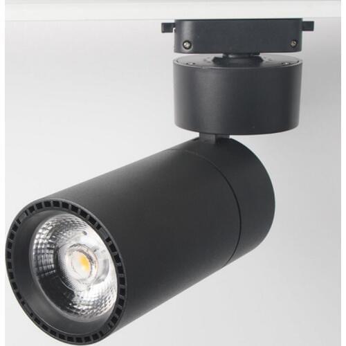 Dimmable CREE 15W 20W 30W COB LED Track Light Warm Cool White LED Spot Light Track Lighting Free Shipping