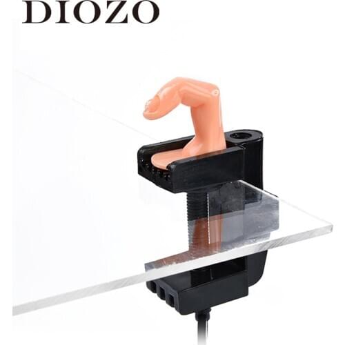 DIOZO 1PCS Plastic Nail Art Training Hand Fake Finger Natural Nail Tips Manicure Tool Nails Practice Model Display Finger