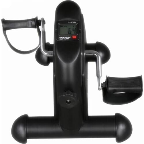 Home Elderly Rehabilitation Exercise Mini Bike Fitness LCD Display Pedal Exercise Indoor Cycling Stepper Mini Exercise Bicycle