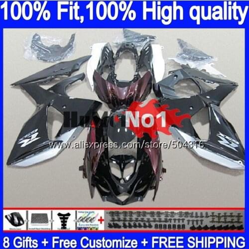 Injection For SUZUKI GSX-R1000 GSXR 1000 K9 23MC.50 GSXR1000 2009 2010 2011 2012 2013 09 10 11 12 13 16 OEM White Black Fairing