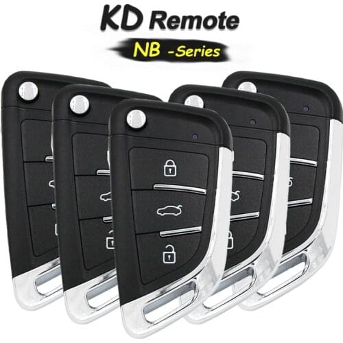 KEYECU 5x NB-Series 3 Button Universal Remote Key for KD900 KD900+ KD-X2, KEYDIY Remote for NB29