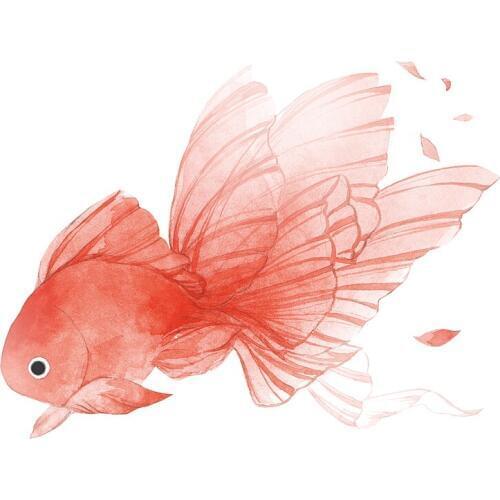 Beautiful Goldfish Spark Washi Tapes Bullet Journal Masking Tape Adhesive Tape DIY Scrapbooking Photo Album Washi Stickers