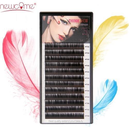 All Size Eye Lashes Extension Hand Made Individual Eyelashes Extension Mink Faux Maquiagem Cilios Eyelashes MakeUp Free Shipping