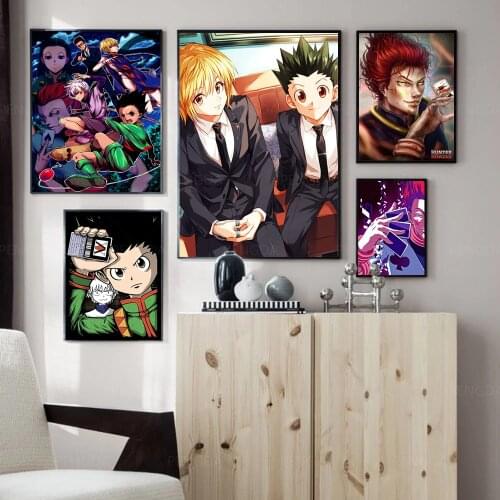 Wall Art Modular Hunter X Hunter Anime Japan Fight Canvas Home Decor Pictures HD Printed Paintings Living Room Artwork No Framed