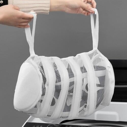 2021 New Shoe washing storage bag washing machine special care washing bag household shoe washing bag mesh bag anti-deformation