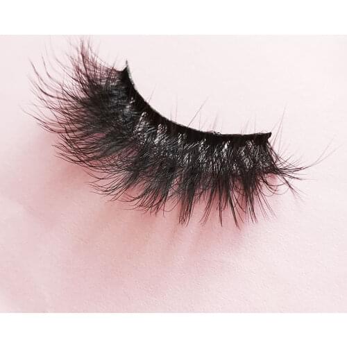 Wholesale Fluffy Lashes mink 25mm False Couple Eyelashes Supply In Bulk Natural Fake Eyelash Cosmetics makeup dropping
