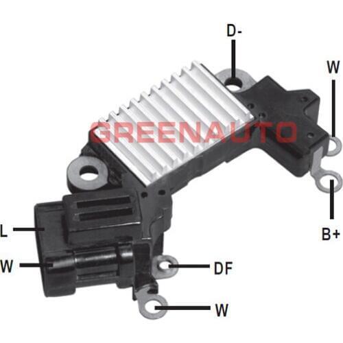 14V Alternator Voltage Regulator L170G-6308, L170G-7315 For OPEL Astra 1.7, Corsa 1.5D For Alternator OEM L170G3319 LR170G7315