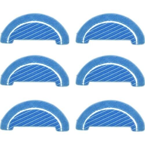 Mop Cloth Fit for Conga Series 1090 Vacuum Cleaner Parts & Accessories Home Household Clean Tools 6Pcs
