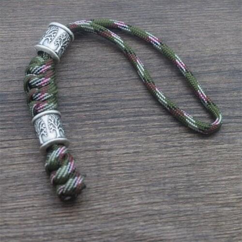 SanLan Viking tree of life Accessories Keychain Outdoor Survival Kit Parachute Cord Keychain Lucky Jewelry Car Keychains