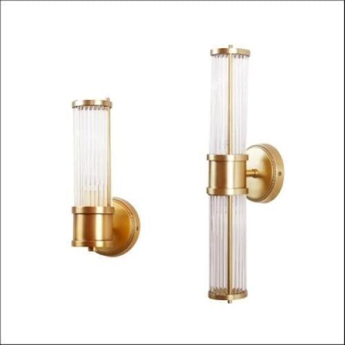 Modern Lustre Crystal Wall Lamp Bronze/Silvery Bedroom Led Wall Lights Fixtures Living Room Wall Light Corridor Wall Sconce