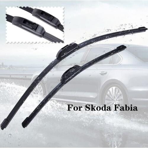Wiper blades For Skoda Fabia from 2000 2001 2002 2003 2004 2005 2006 2007 2008 to 2018 Clean car windshield