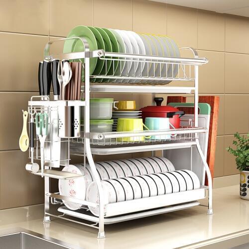 304 stainless steel bowl rack drain rack airing bowl bowl chopsticks dish plate supplies storage box kitchen rack