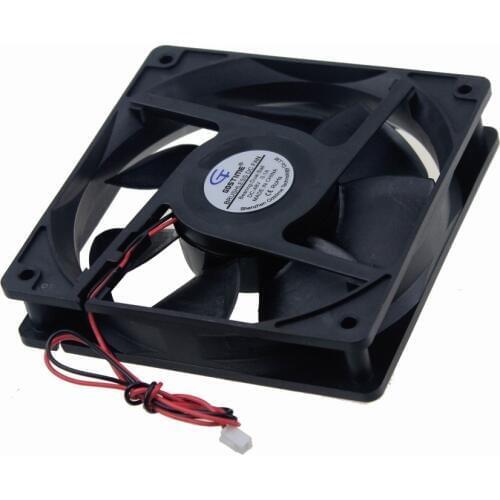 10 Pieces Gdstime 12025 48V 0.1A 2 WIRE 120MM 12CM DC Cooling Fan