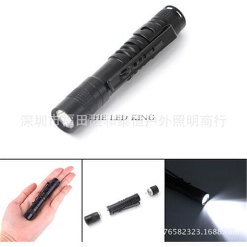 1 Model 2000LM Mini portable Small penholder Led Flashlight Night Walking lighting Car Maintenance work Torch Aluminum alloy