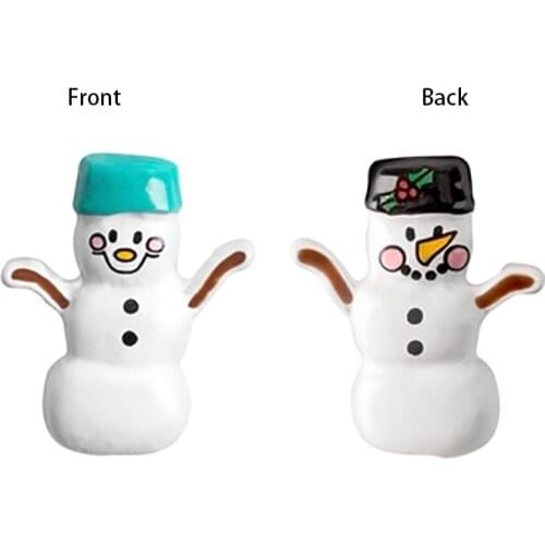 10pcs Snowman Charm floating charms for Living glass locket