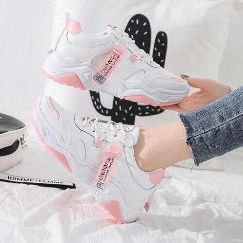 2021 Mode Frauen Leichte Turnschuhe Laufschuhe Outdoor Sport Schuhe Atmungsaktives Mesh Komfort Laufschuhe Air Kissen Spitze Up