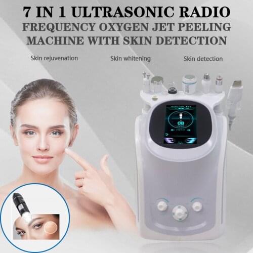 2021 High Quality Six-Head Hydrogen and Oxygen Small Bubble Facial Cleaning Instrument Skin Care Machine for Salon or Home Use