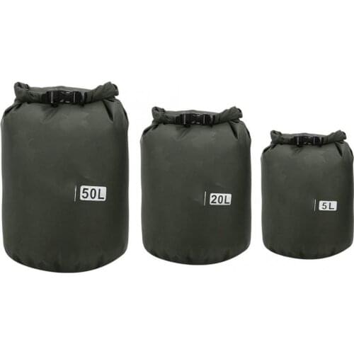 5L/20L/50L Outdoor Dry Waterproof Bag Dry Bag Sack Waterproof Floating Dry Gear Bags For Boating Fishing Rafting Swimming
