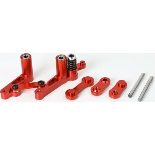 GTB aluminum steering assemblely kit for HPI Baja 5B , KM,Rofun Buggy & Trucks rc car parts