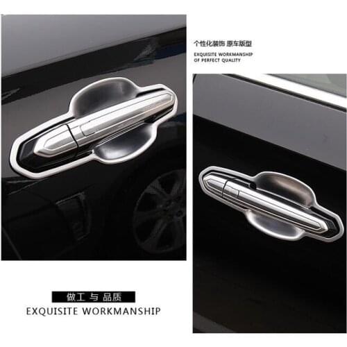 Free shipping! Higher star ABS chrome 8pcs door handle bowl for Cadillac XTS 2012-2016