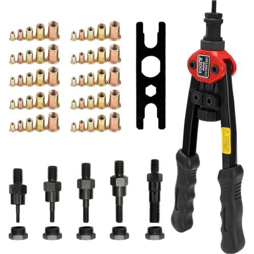 BT-606 Hand Riveter Gun tool Hand Insert Rivet Nut Tool Riveting Tools with Nuts BT-606 Double Insert Manual Rivets Machine