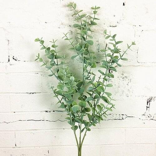67cm Artificial Fake Leaf Eucalyptus Green Plant Leaves Flower Home Xmas Decors