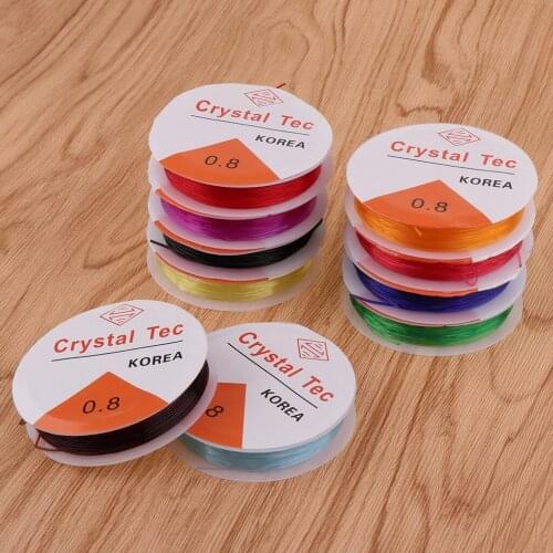 10 Rolls Stretchy Elastic Crystal String Cord Thread Jewelry Making Bracelet