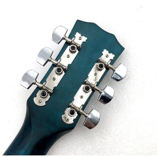 Chrome Guitar Tuning Keys Pegs Classic Guitar String Tuning Pegs Machine Heads Tuners Keys Parts 3 Left 3 Righ