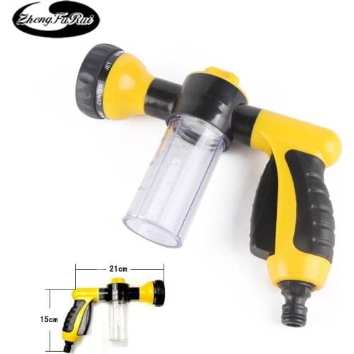 Car high pressure foam car wash water gun household artifact telescopic hose hose flush pump watering nozzle tool