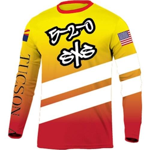 Trail Dirty Bike Jersey BMX DH MTB T-Shirt Clothes Full Sleeve MTB Downhill Breathable Quick Drying Enduro Jersey Big Sale