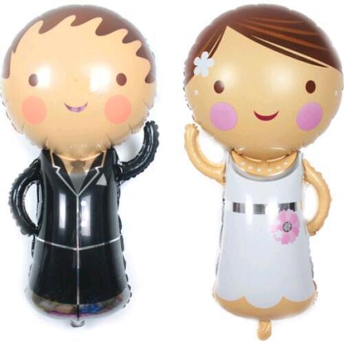 Mini Birthday Party Decorations kids Foil Balloons Bride and groom Party Supplies Wedding/Halloween/Christmas