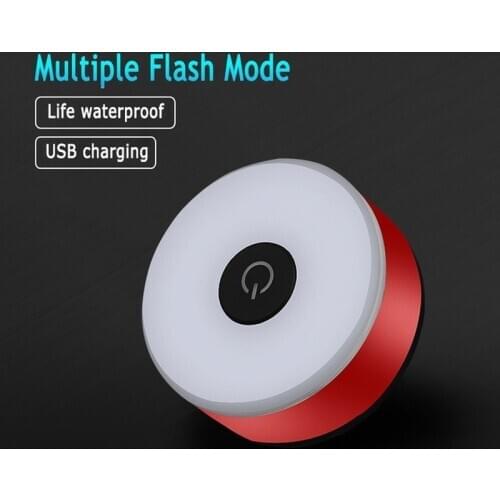 Mini Bicycle Tail Light Bike Rear Light Taillight USB Rechargeable Flashlight Safety Warning Lights Cycling accessory night run