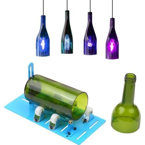 Upgrade Glass Bottle Cutter Bottle Cutting DIY Machine for Cutting Wine Beer Liquor Whiskey Alcohol Round Bottles