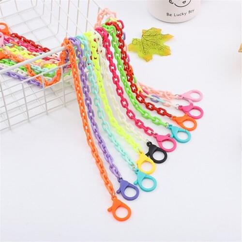 Fashion acrylic sunglasses chain womens glasses chain reading glasses hanging neck chain accessories glasses anti-lost lanyard