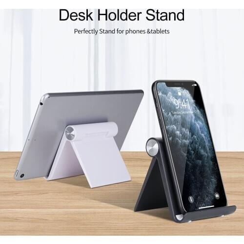 FLOVEME Cell Phone Holder Stand for iPhone for Samsung for ipad Universal Mobile Phone Holder Smartphone Tablet Desktop Stand